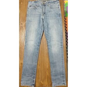 American Eagle Aeo Flex 4 Slim Straight Light Wash Blue Denim Men's Jeans 31x32